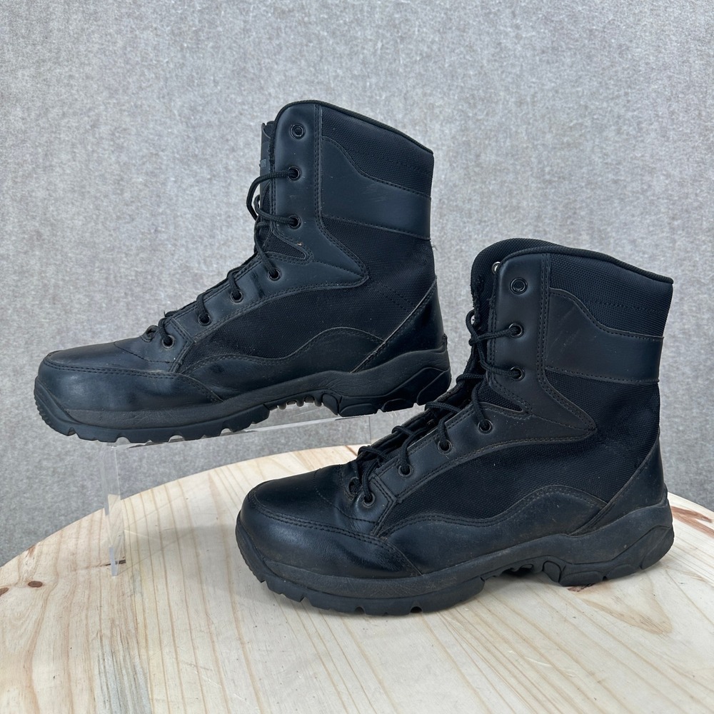 Interceptor Force Tactical Boots Mens 11 Black Steel Toe ASTM F2413-18 Work Boot